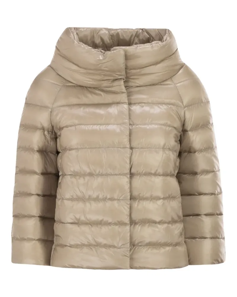 Herno Wattierte Sofia Jacke mit Stehkragen - Nude Nude