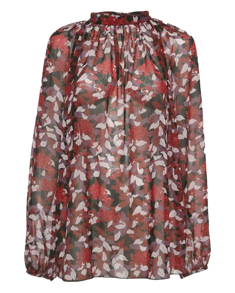 Giambattista Valli floral-print blouse - Rot Rot