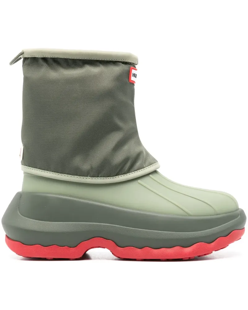 Hunter x Kenzo Stiefel mit Logo-Patch - Grün Grün