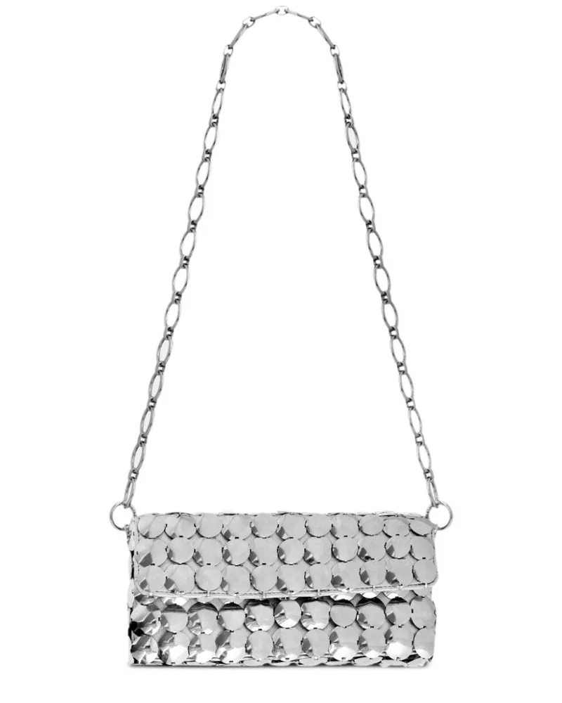 Paco Rabanne Iconic 1969 Schultertasche - Silber Silber