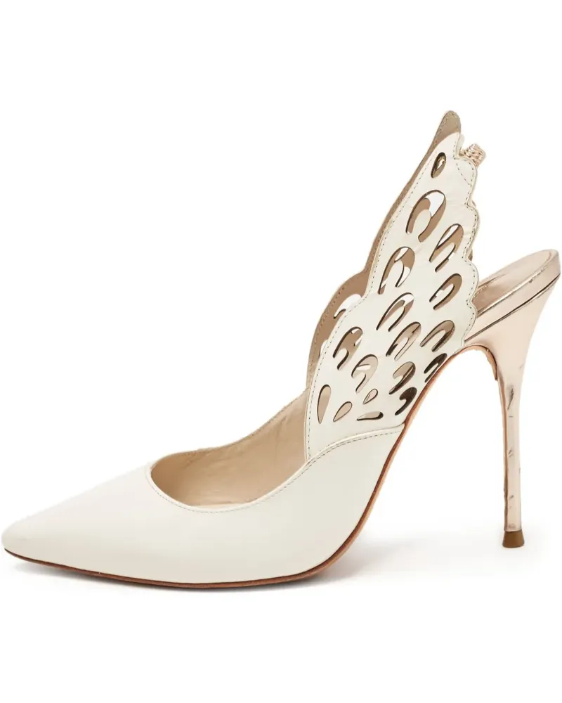 Sophia Webster Pre-owned Angelo Pumps mit Flügel-Cut-Out - Weiß Weiß