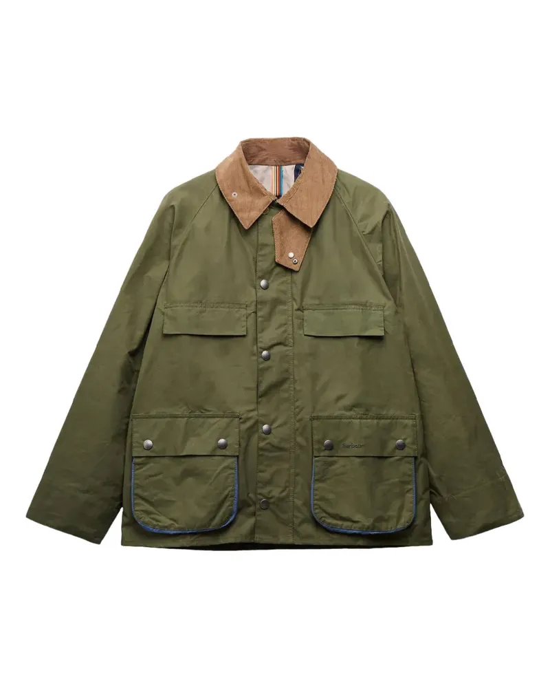 Barbour x Paul Smith Sugarlump Bedale Jacke mit Cordkragen - Grün Grün