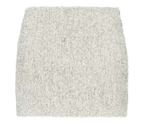 Minirock aus Lurex-Tweed