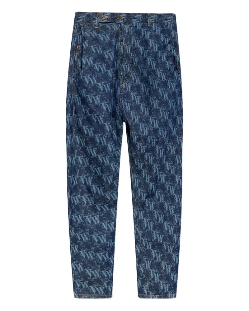 Vivienne Westwood Jeans mit Muster - Blau Blau