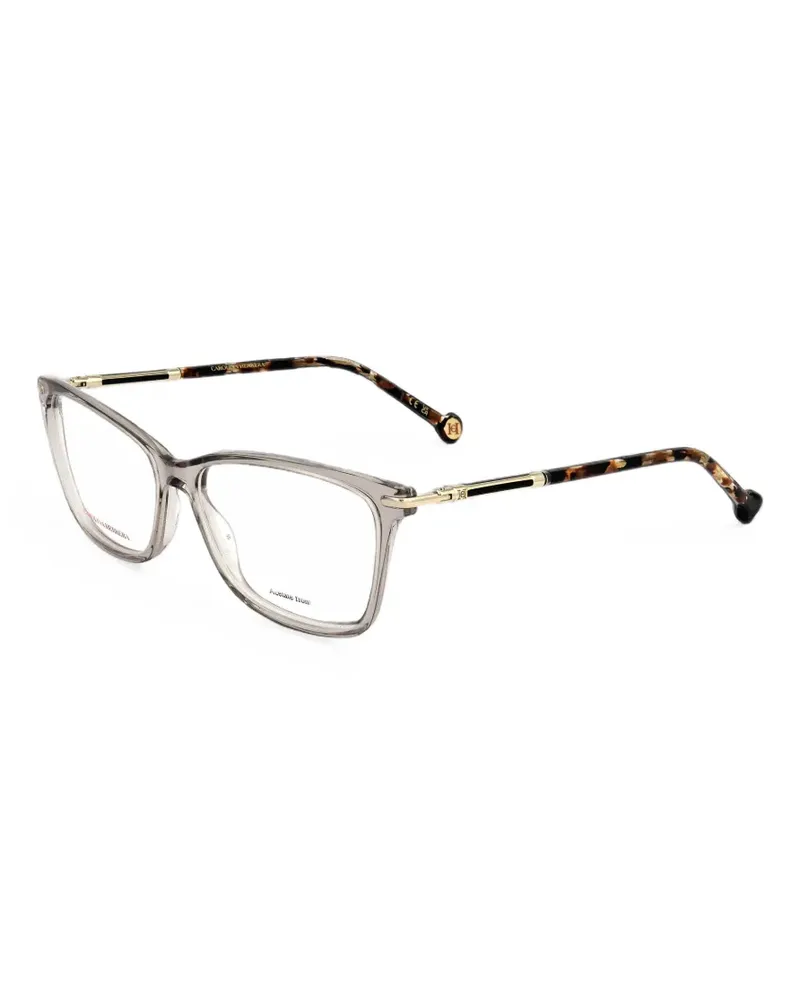 Carolina Herrera New York tortoiseshell-effect glasses - Grau Grau