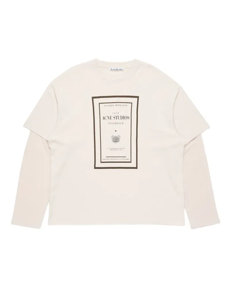 Acne Studios Klassisches Langarmshirt - Nude Nude