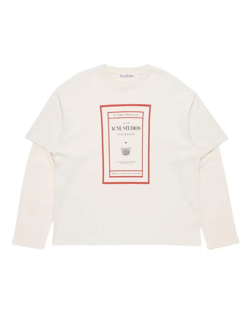 Acne Studios Klassisches Langarmshirt - Nude Nude