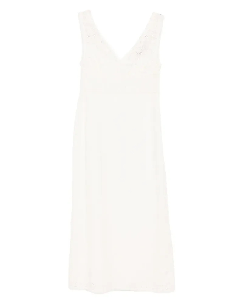 RIXO JOCELYN Kleid - Weiß Weiß