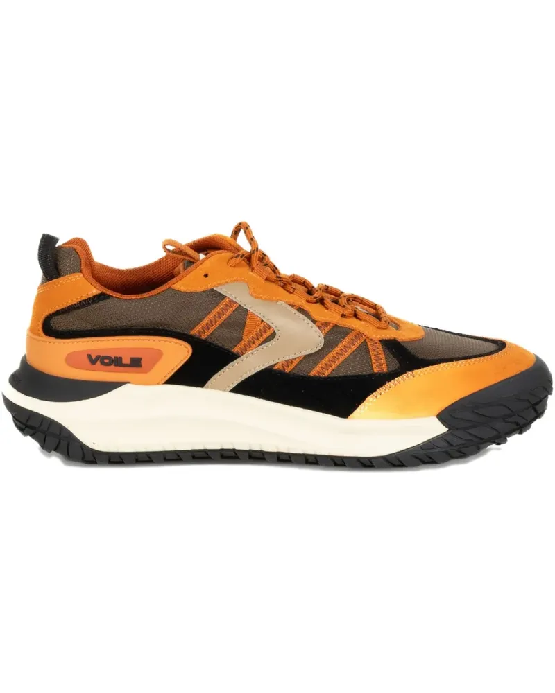 Voile Blanche Club Act2 panelled sneakers - Orange Orange