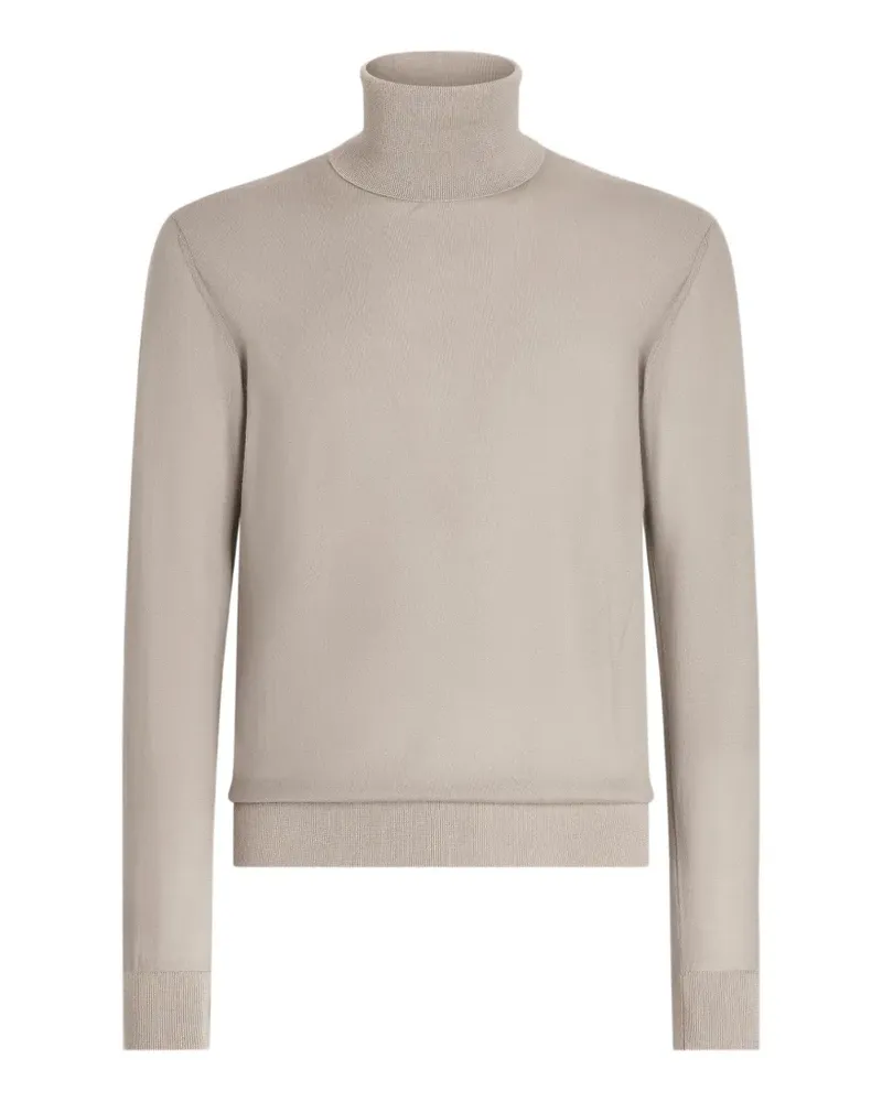 Dolce & Gabbana Rollkragenpullover aus Kaschmir - Nude Nude