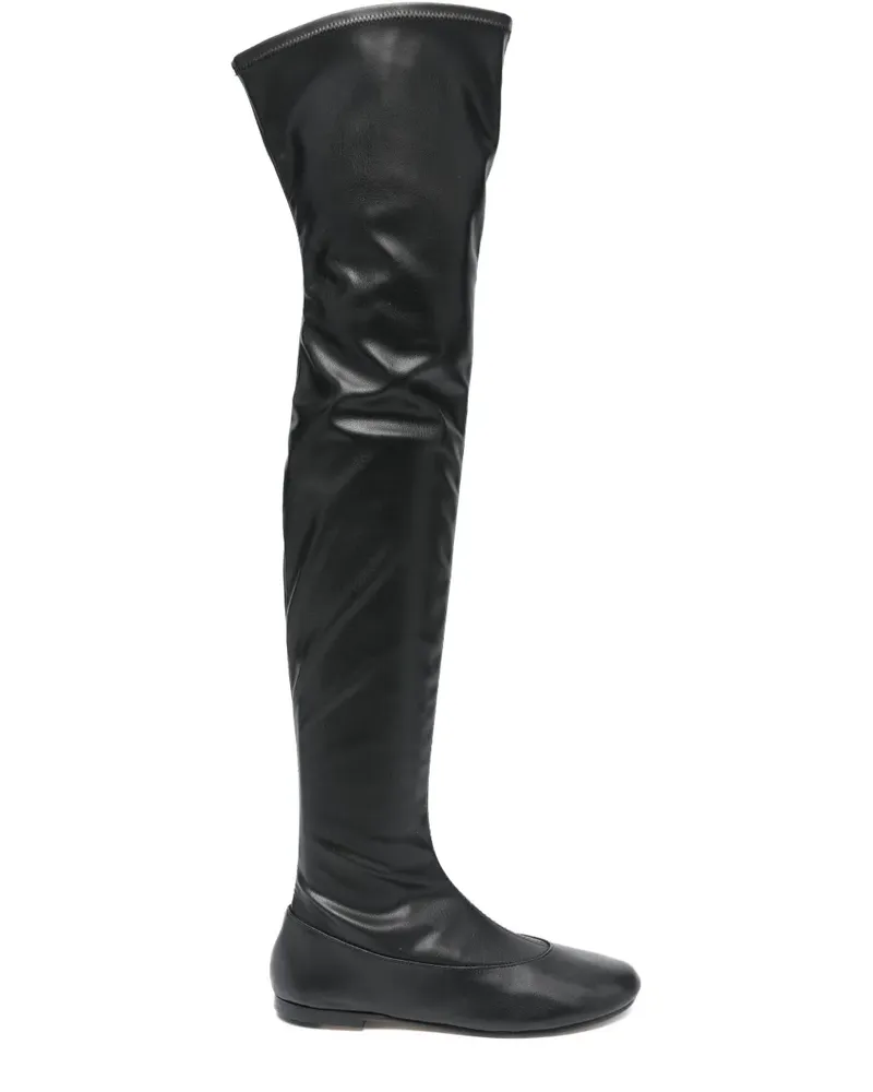 GIMAGUAS round-toe over-the-knee boots - Schwarz Schwarz