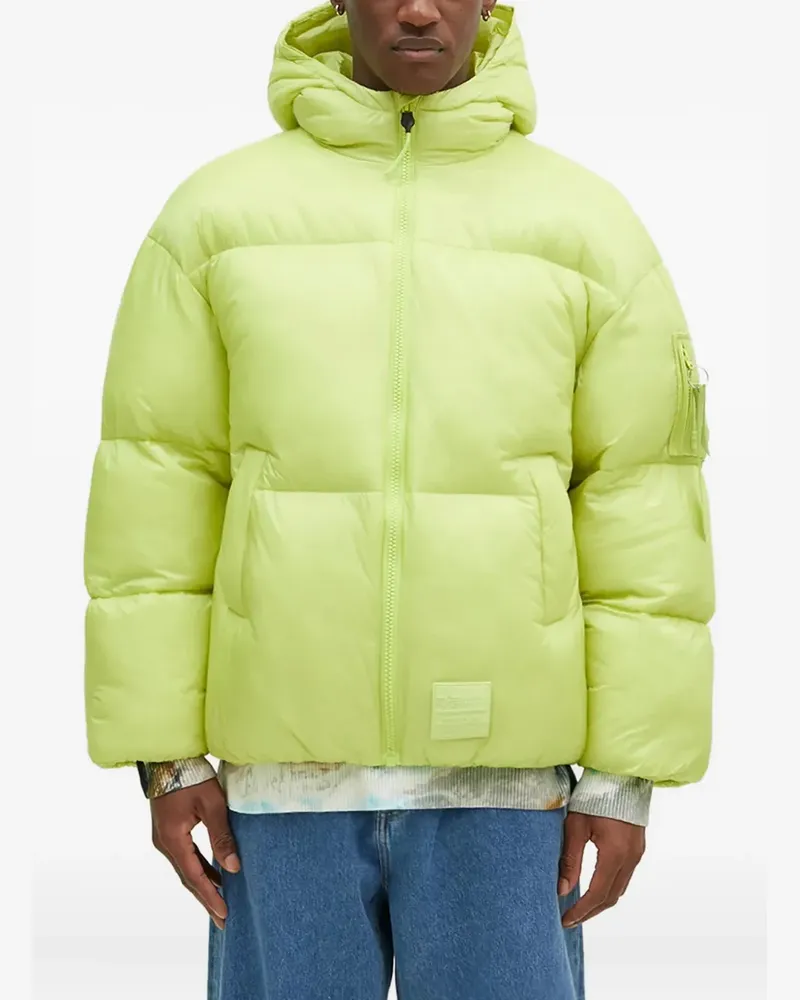 Alpha Industries hooded puffer jacket - Grün Grün