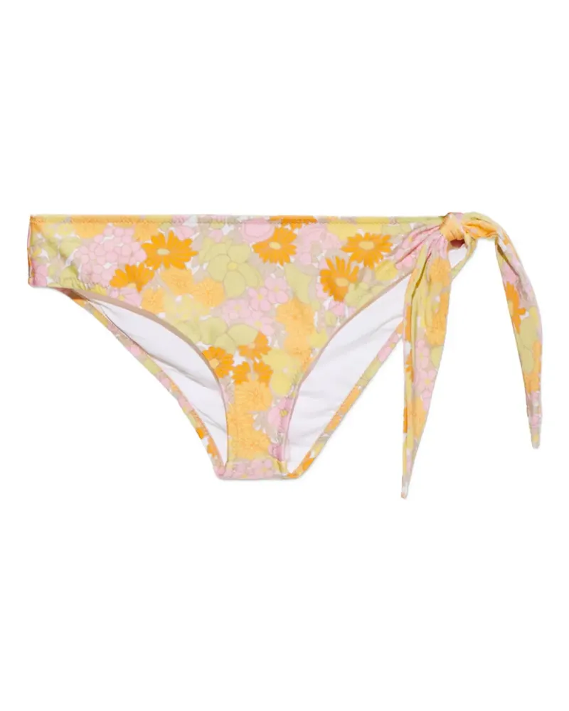 Chloé floral-print tie-side bikini - Gelb Gelb