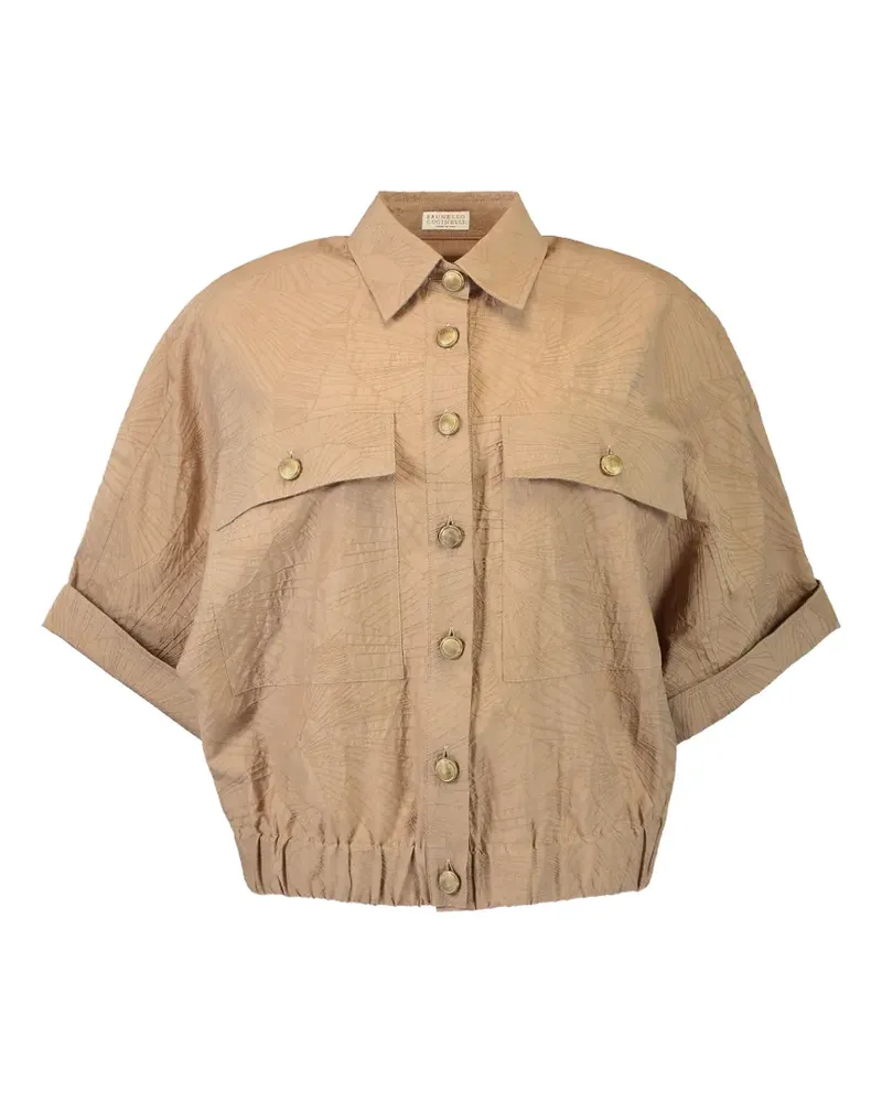 Brunello Cucinelli Sun River chest-pockets shirt - Braun Braun