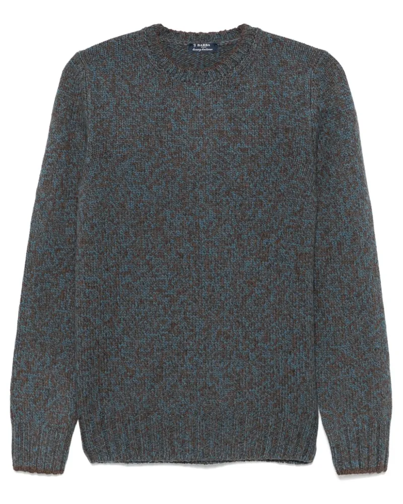 BARBA Klassischer Pullover - Blau Blau