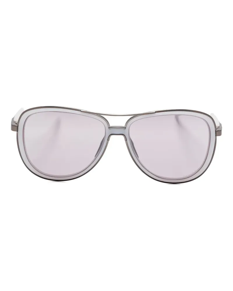 Oakley Split Time Sonnenbrille - Weiß Weiß