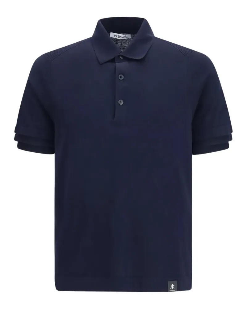 Premiata Poloshirt mit kurzen Ärmeln - Blau Blau