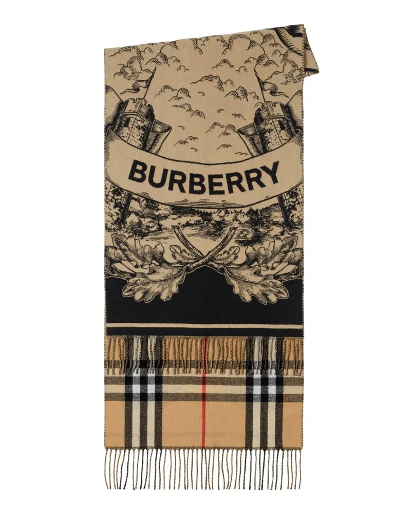 Burberry Wendbarer Schal aus Kaschmir - Nude Nude