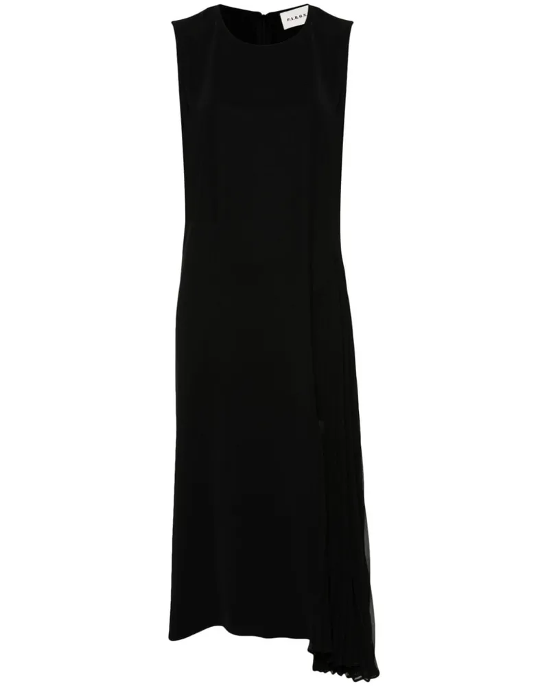 P.A.R.O.S.H. P.A.R.O H. Poker Midikleid - Schwarz Schwarz