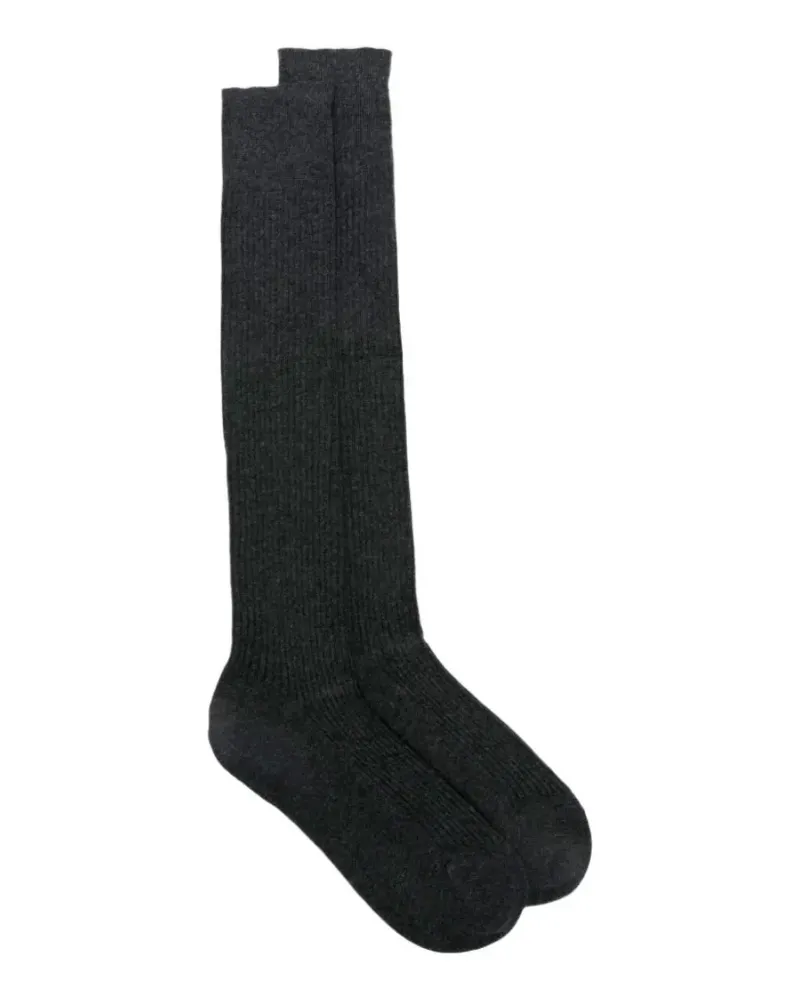 Max Mara Socken aus Kaschmir - Grau Grau