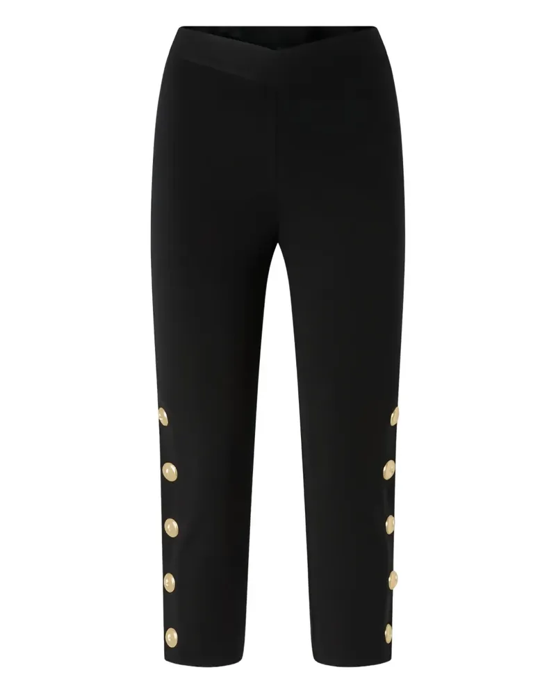 Pinko Hose mit Zierknöpfen - Schwarz Schwarz
