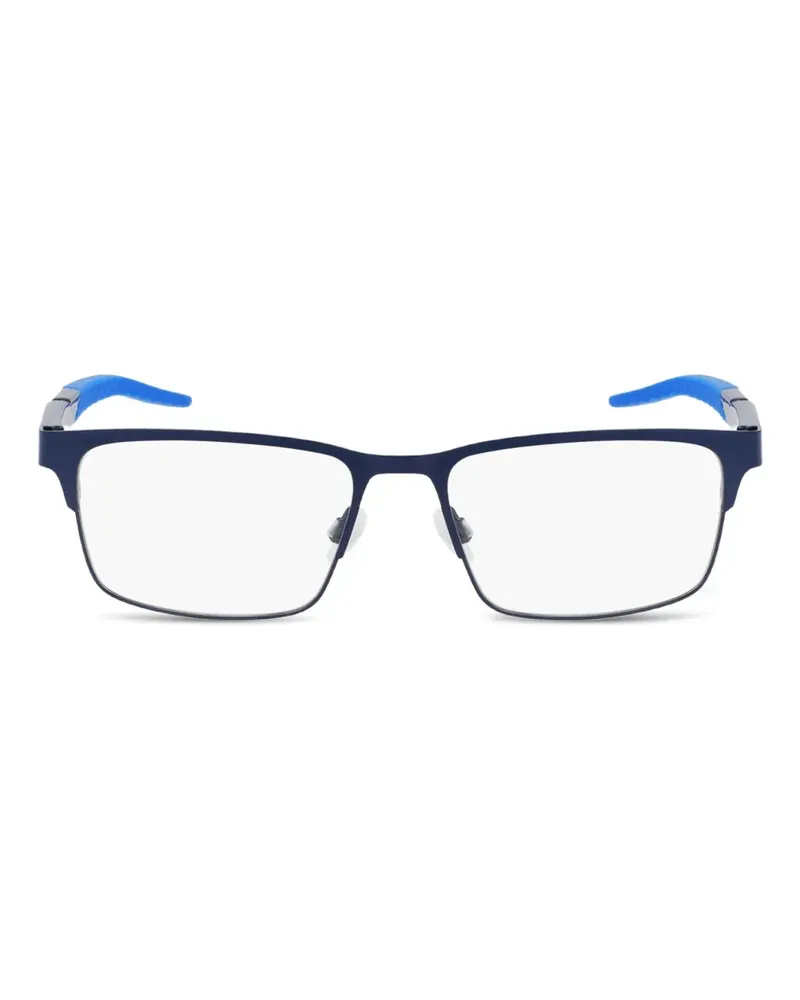 Nike Brille mit eckigem Gestell - Blau Blau