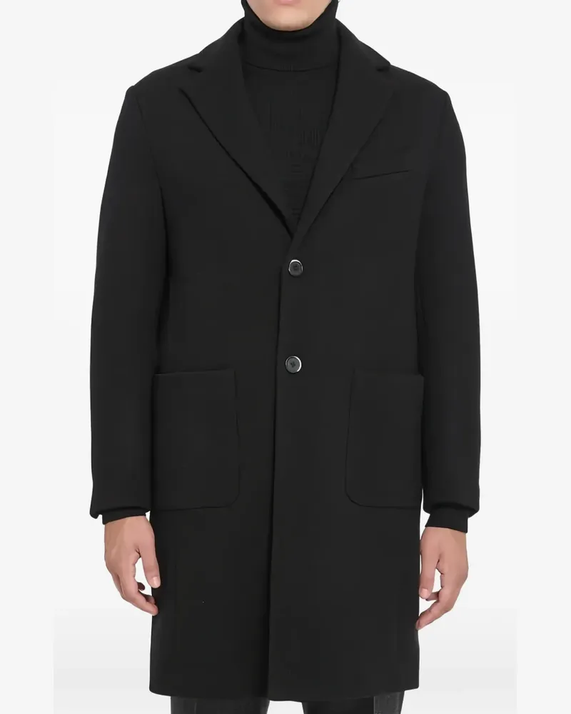 BARENA button pocket coat - Schwarz Schwarz