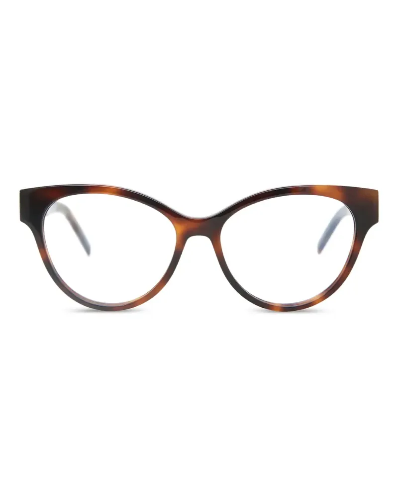 Saint Laurent Brille mit ovalen Gläsern - Braun Braun