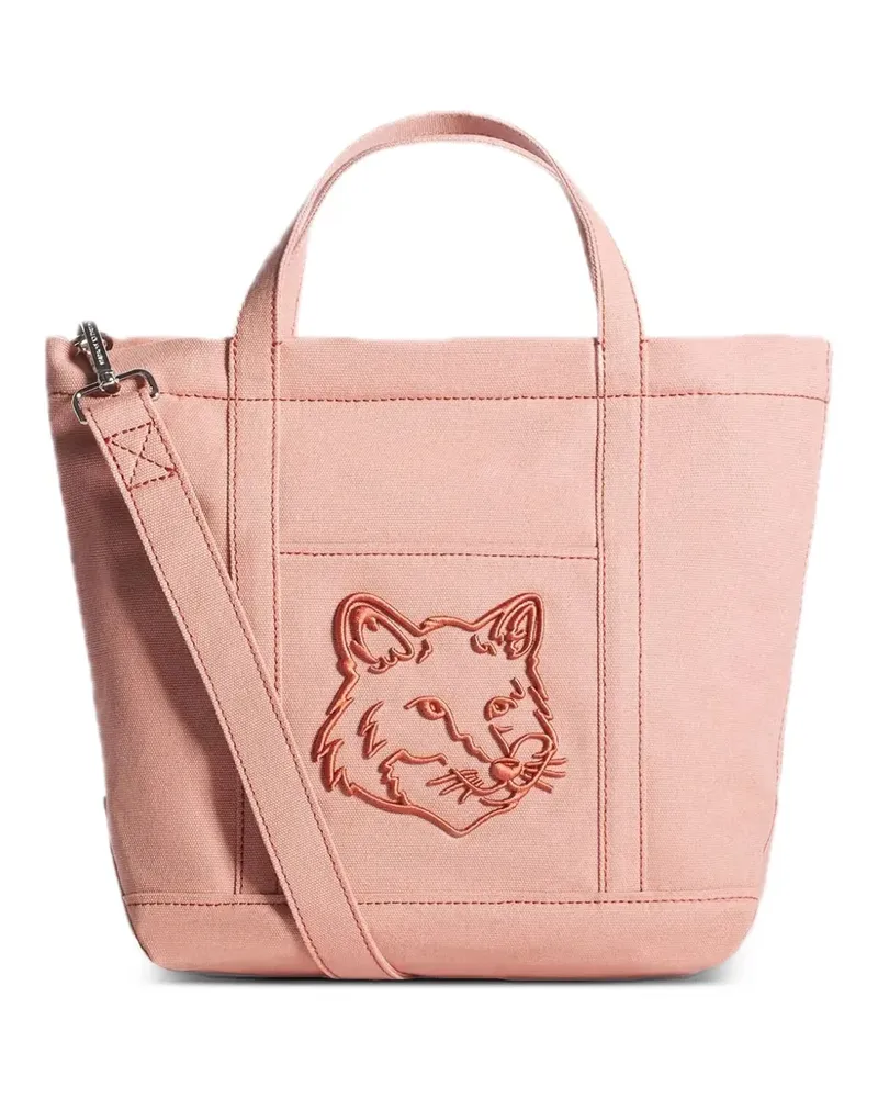 Kitsuné Shopper mit Logo-Stickerei - Rosa Rosa