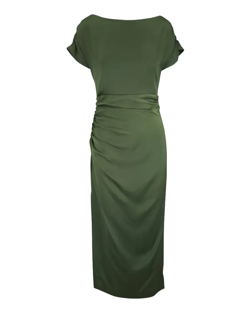 Lela Rose Midikleid mit drapierten Akzenten - Grün Grün