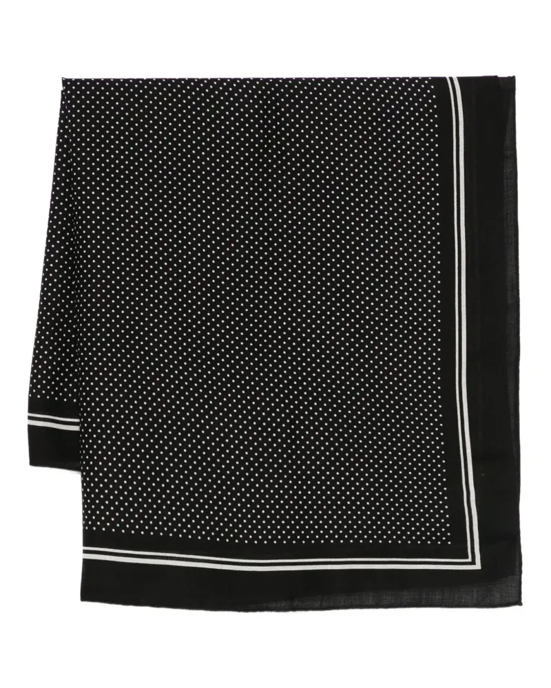 Destin Judy Schal mit Polka Dots - Schwarz Schwarz