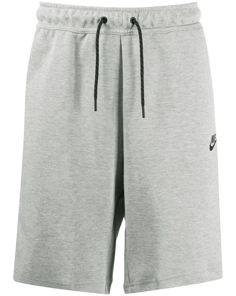 Nike Shorts mit Swoosh - Grau Grau