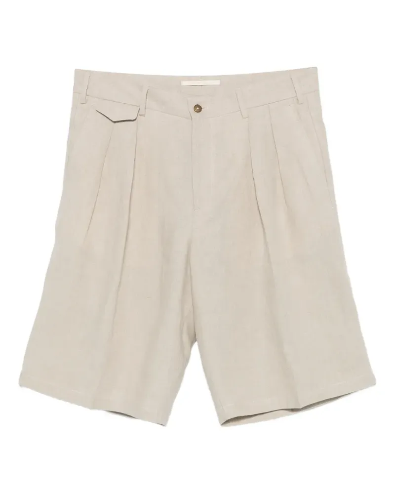 Briglia 1949 pleated-detail shorts - Nude Nude