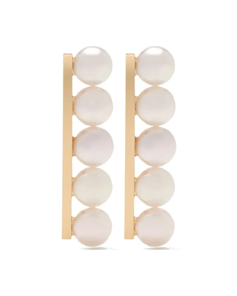 TASAKI 18kt Collection Line Balance Plus Gelbgoldohrringe Gold