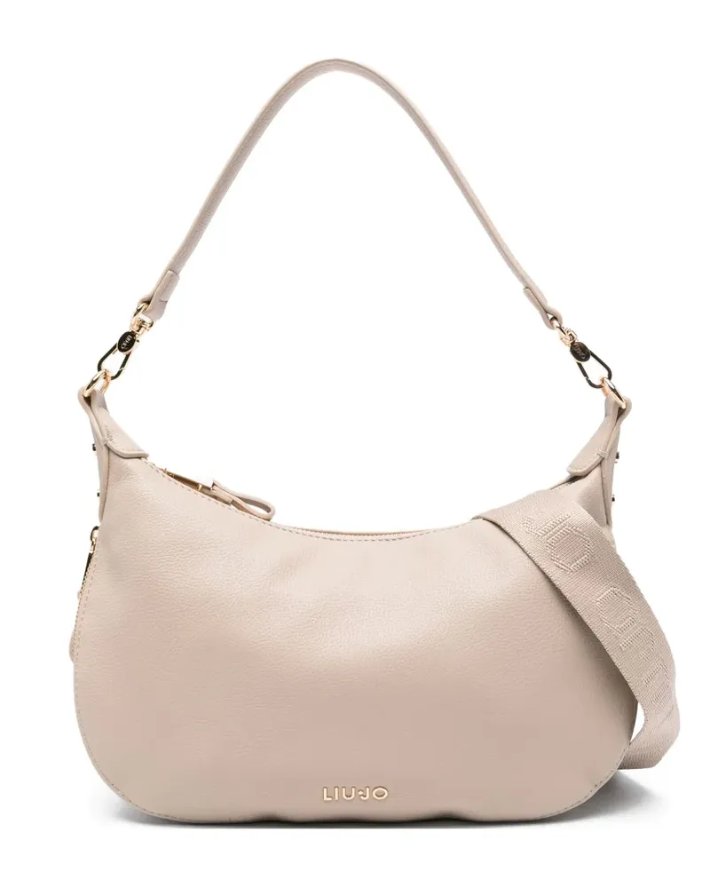 Liu Jo Abgerundete Tasche mit Reißverschlussdetail - Nude Nude