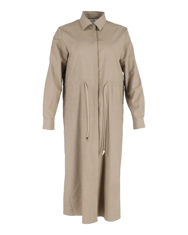Max Mara Monia buttoned midi dress - Nude Nude