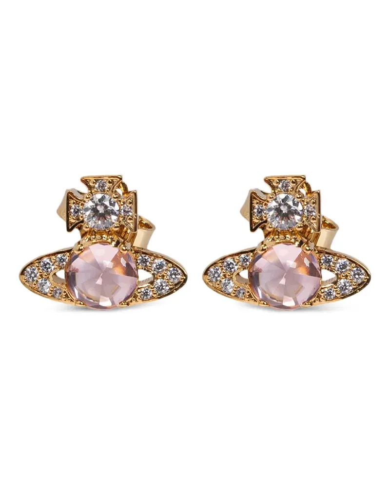 Vivienne Westwood Ondina Hängeohrringe mit Kristallen - Gold Gold