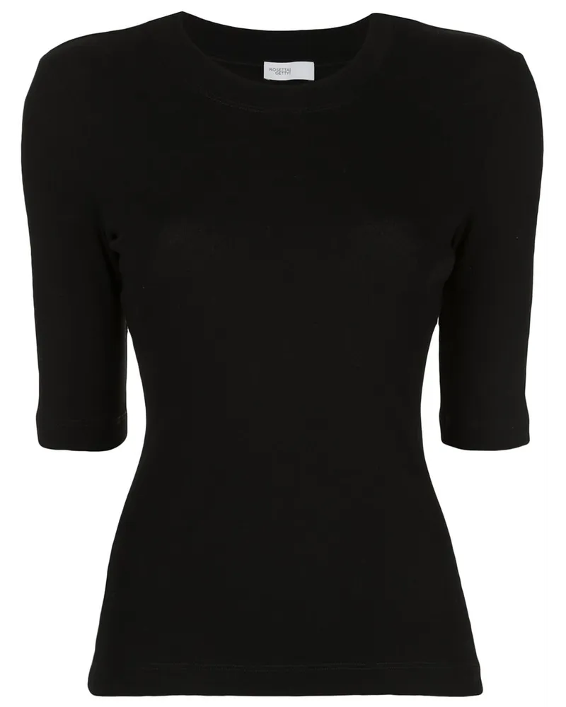 Rosetta Getty Klassisches T-Shirt - Schwarz Schwarz