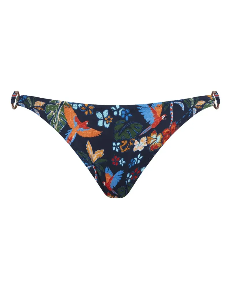 Vilebrequin Salva tropical-print bikini bottoms - Blau Blau
