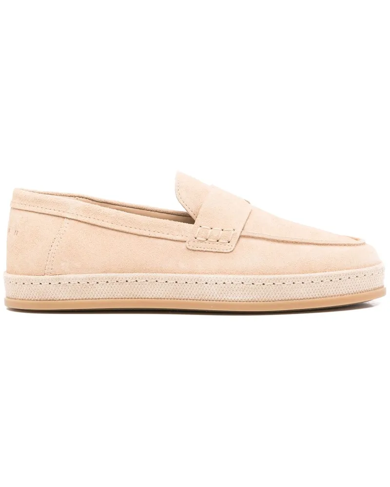 Hogan Loafer aus Wildleder - Nude Nude