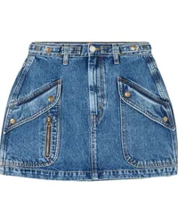 RE/DONE Jeans-Minirock Blau