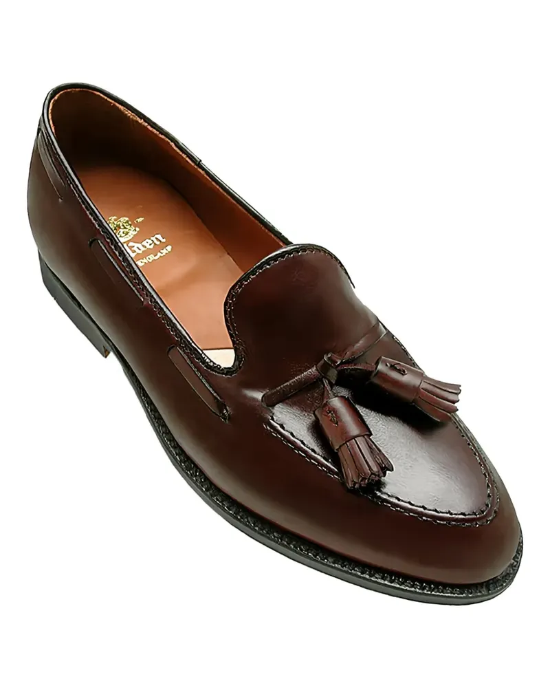 Alden tassel leather loafers - Braun Braun
