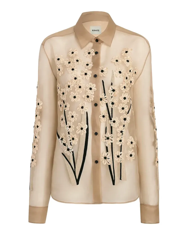 KHAITE Argo top - Nude Nude