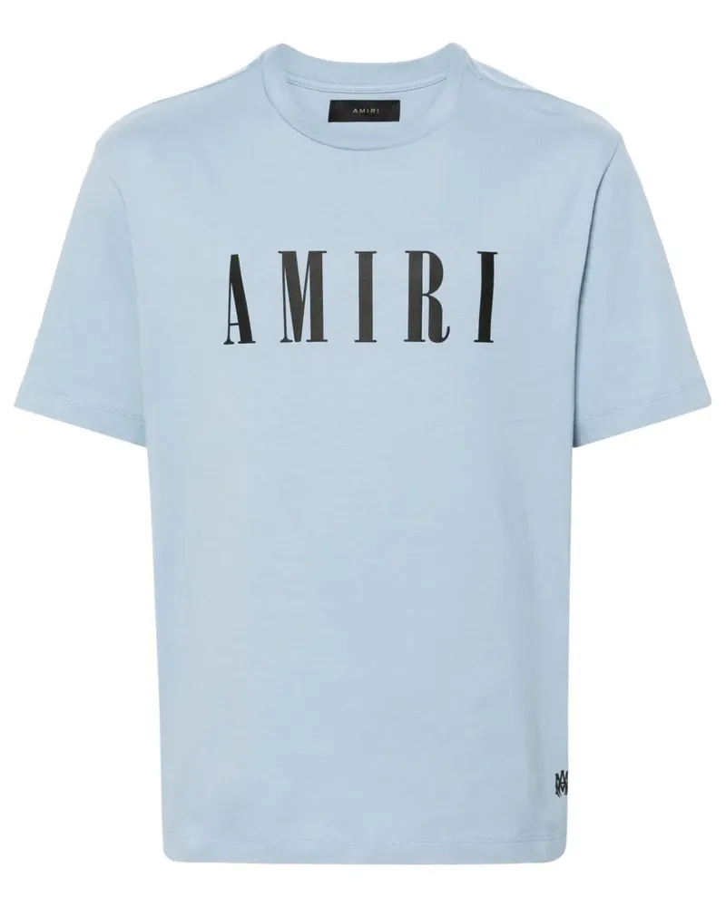 Amiri T-Shirt mit Logo-Print - Blau Blau
