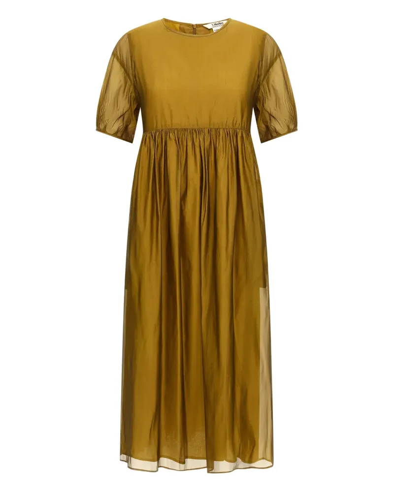 Max Mara Fatoso Kleid - Gelb Gelb