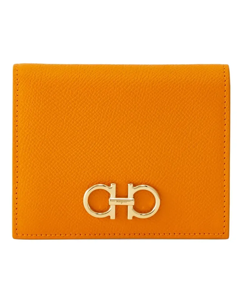 Ferragamo Portemonnaie mit Gancini-Detail - Orange Orange