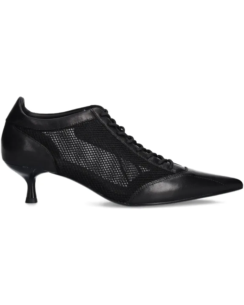 Vagabond Lykke Mesh-Pumps mit spitzer Kappe 47mm - Schwarz Schwarz