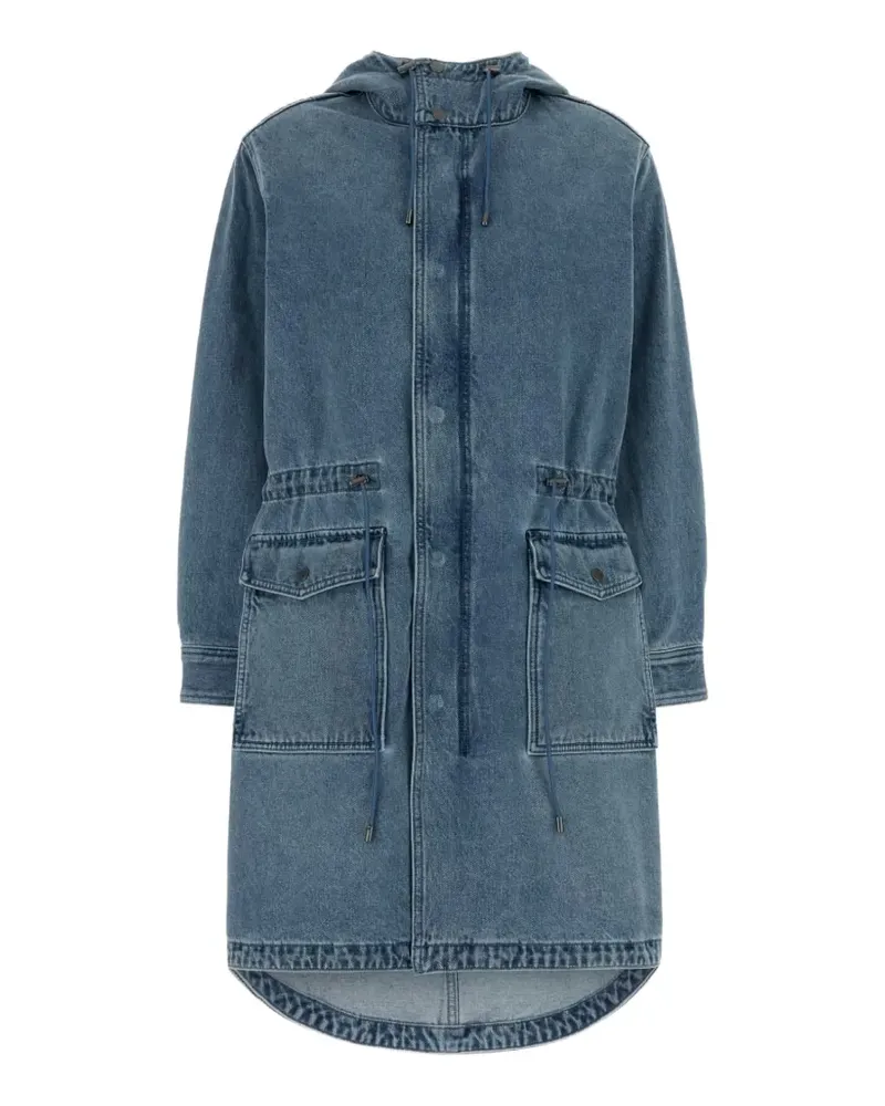 Michael Kors cotton parka coat - Blau Blau