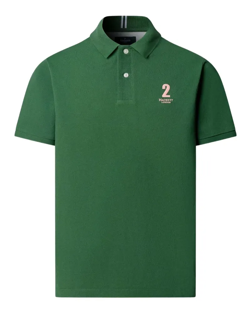 Hackett Heritage T-Shirt mit Logo-Print - Grün Grün