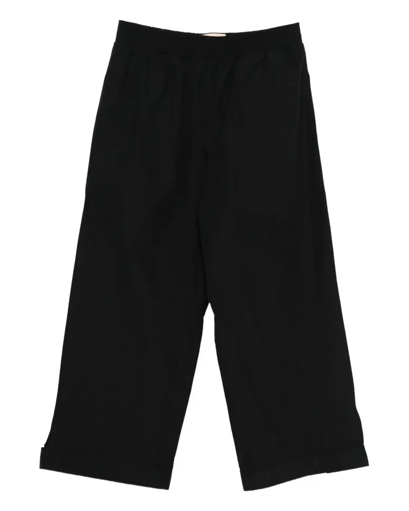 PLAN C Hose mit elastischem Bund - Schwarz Schwarz